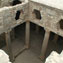 House of the hunt/ maison de la chasse- view of the patio from above